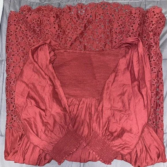 Free People Burgundy Dress - Picture 3 of 7